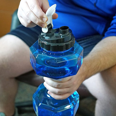 🏋️‍♂️ Dumbbell Shape Water Bottle